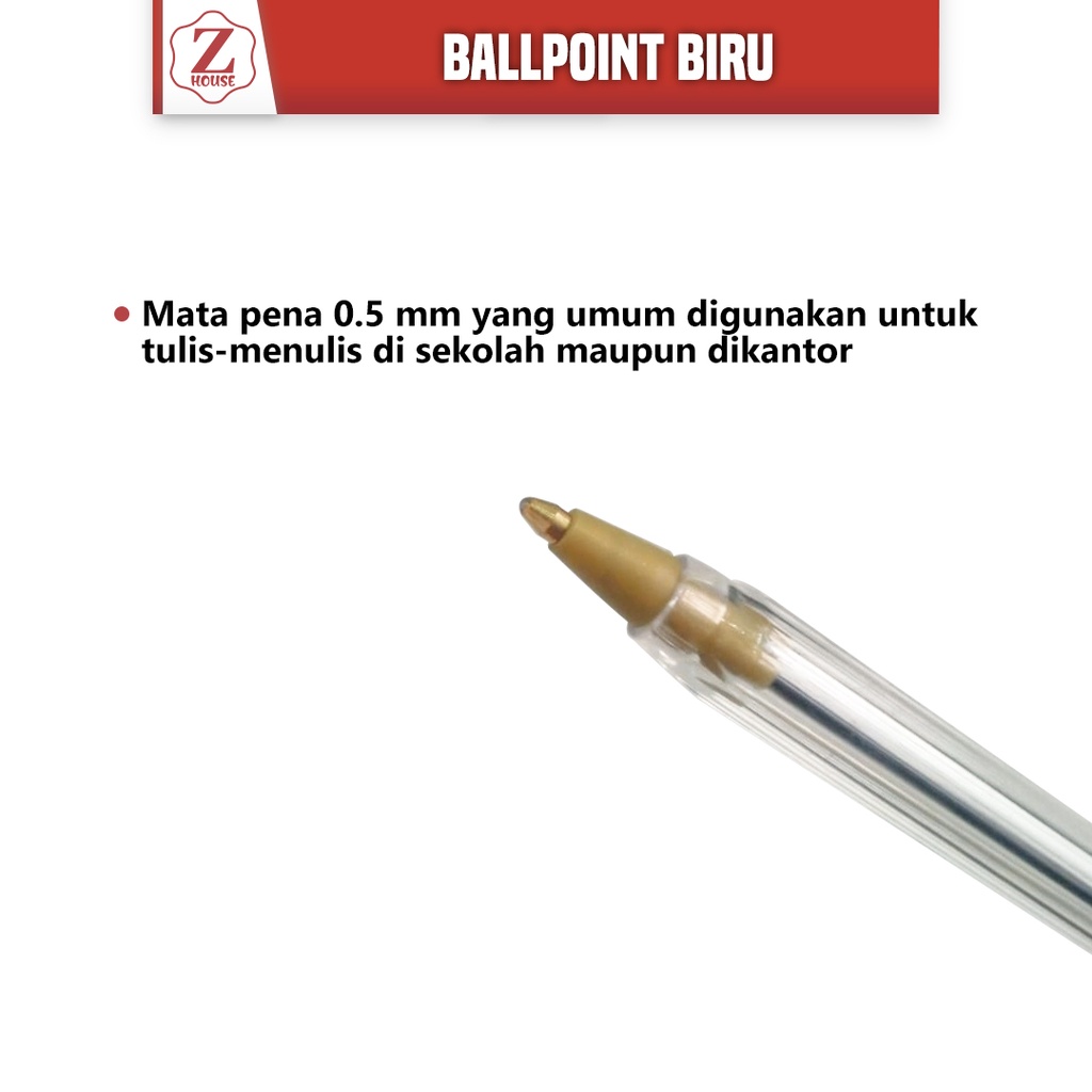 PULPEN WENAO 0.55MM PENA MURAH PENA PULPEN IMPORT HITAM /BIRU BALL PEN