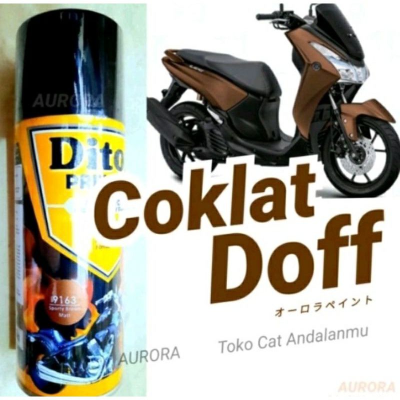 (FreeOngkir) Cat Pilok Pylox Pilox 9163 Diton Premium Sporty Brown Matt Sporti Coklat Doff Dop Dull