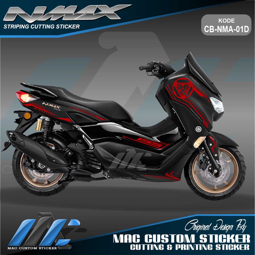 Cutting Sticker Nmax New Stiker Nmax 2020 Untuk Nmax Hitam