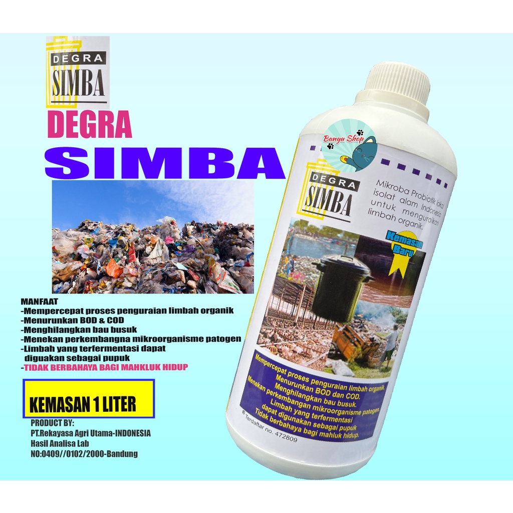 Degra Limbah Simba Mikroba Pengurai Limbah Organik-MENGATASI BAU-MENGATASI SAMPAH-ANTI BAU-ATASI LIMBAH TANPA BAU