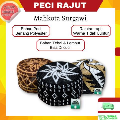 peci kopyah songkok rajut yaman dewasa tebal rajut tangan anti lecek