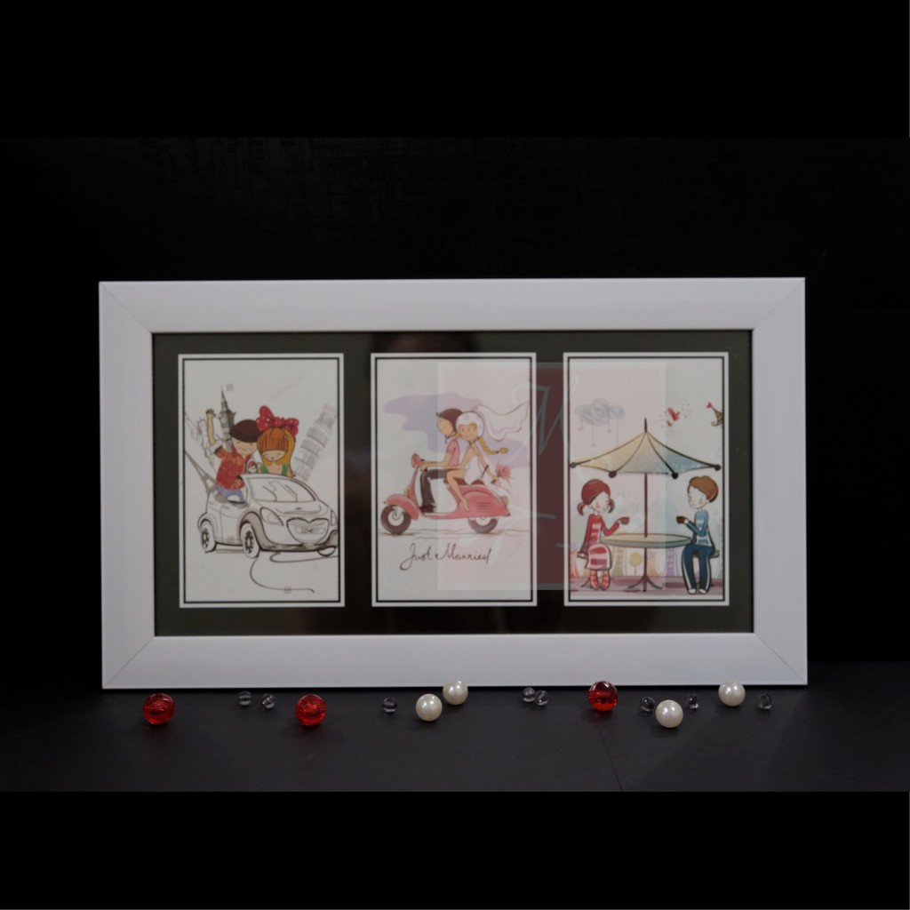 Ikea Virserum Bingkai Putih 61X91 Cm Bingkai Foto Putih Murah