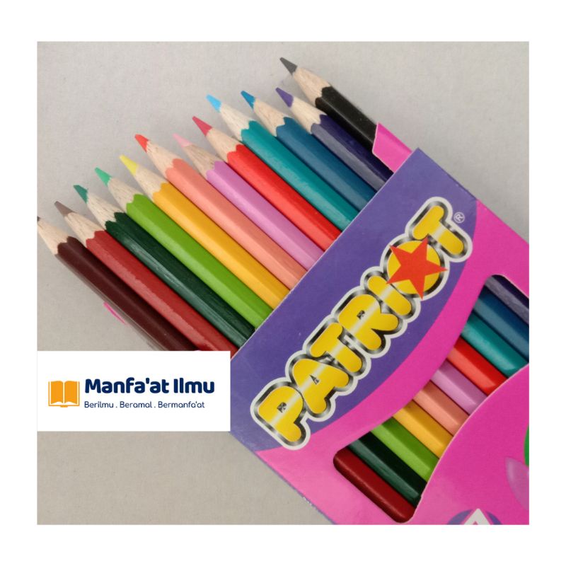 

Pensil Warna Patriot 12 Warna - Panjang