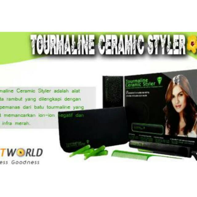 Tourmaline ceramic styler