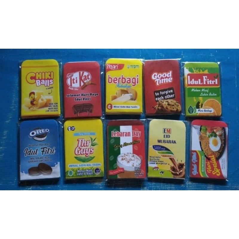 

amplop lebaran edisi snack