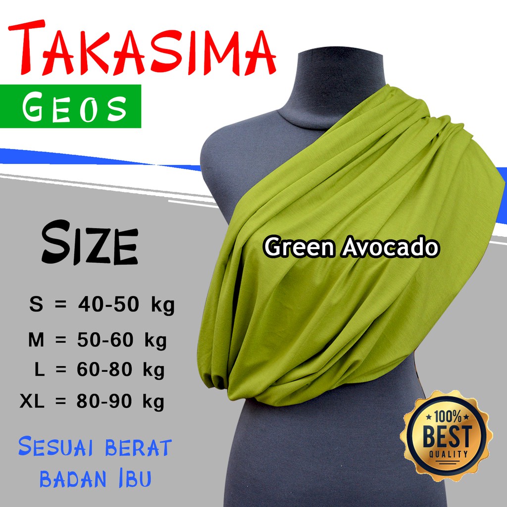 Geos Takasima Gendongan Kaos gendongan bayi, gendongan murah gendongan samping