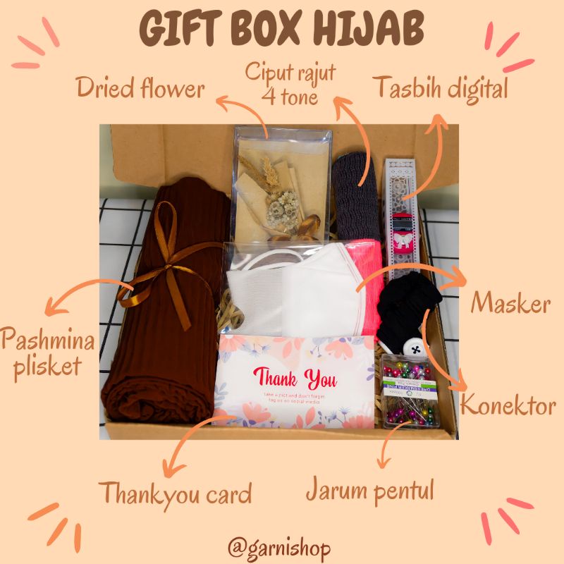 

GIFT BOX HIJAB ~ GIFT BOX CEWEK ~ GIFT BOX