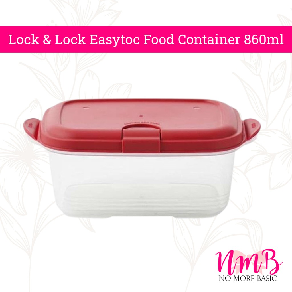 Lock Lock Easytoc Food Container 860ml Exclusive Lock &amp; Lock