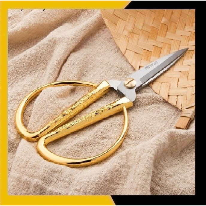 

Open DS] Gunting Jahit Kain Fabric Cutter Scissors 5 Inch - Golden