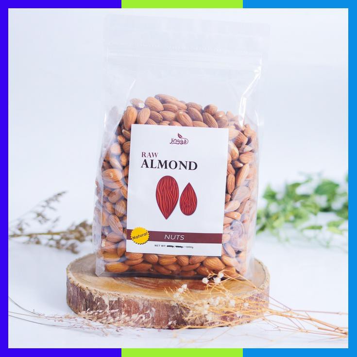 

Kacang Almond Organik Utuh Mentah 500Gr / Organic Raw Almond Whole