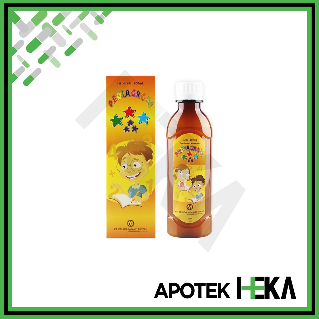 Pediagrow Syrup 200 ml - Suplemen Tumbuh Kembang Anak (SEMARANG)