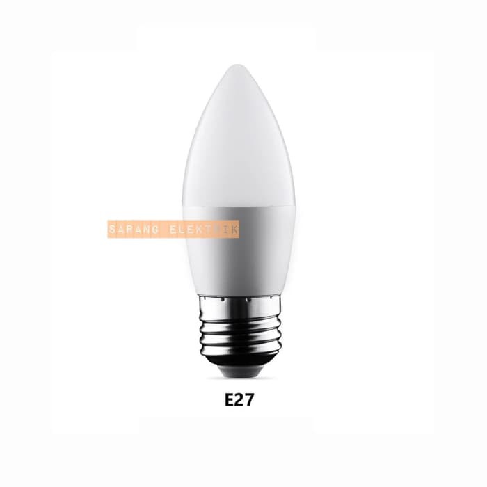 Lampu Candle E27 LED 3W fitting Hias 3 w watt bohlam lilin gantung