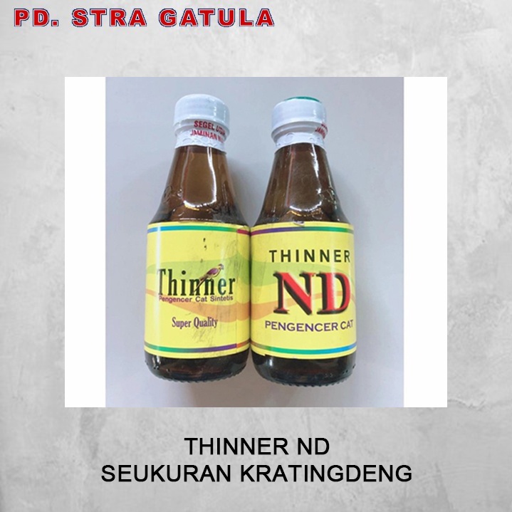 Thinner ND - Thinner Ukuran Kratingdeng