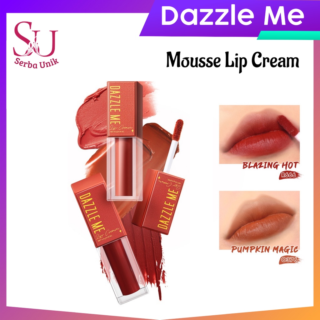 Dazzle Me Mousse Lip Cream | Lip Matte | Lip Tint | Silky Lipstik Moisturizing Lip Care Reduce Lip Wrinkles