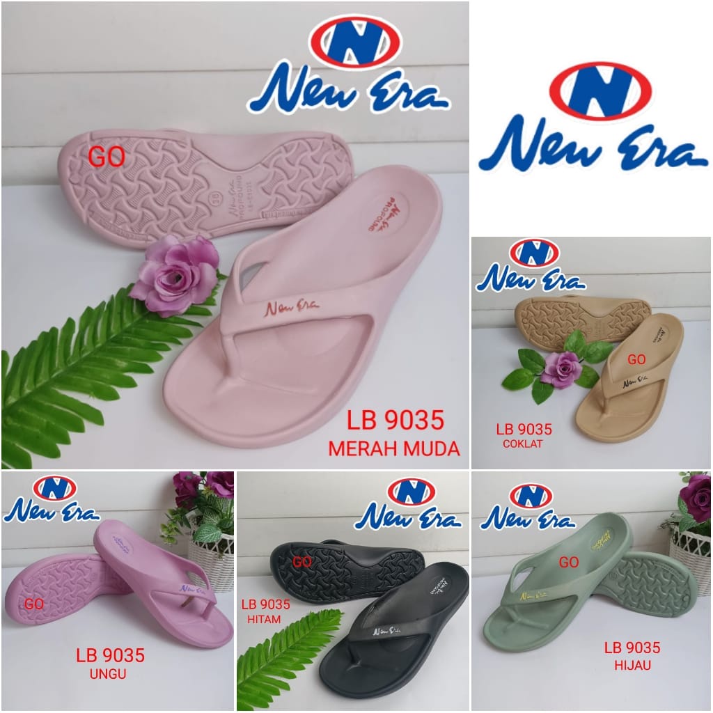 sogo NEW ERA LB 9035 Sandal Jepit Wanita Polos Anti Slip Sandal Japit Cewek Murah Berkualitas