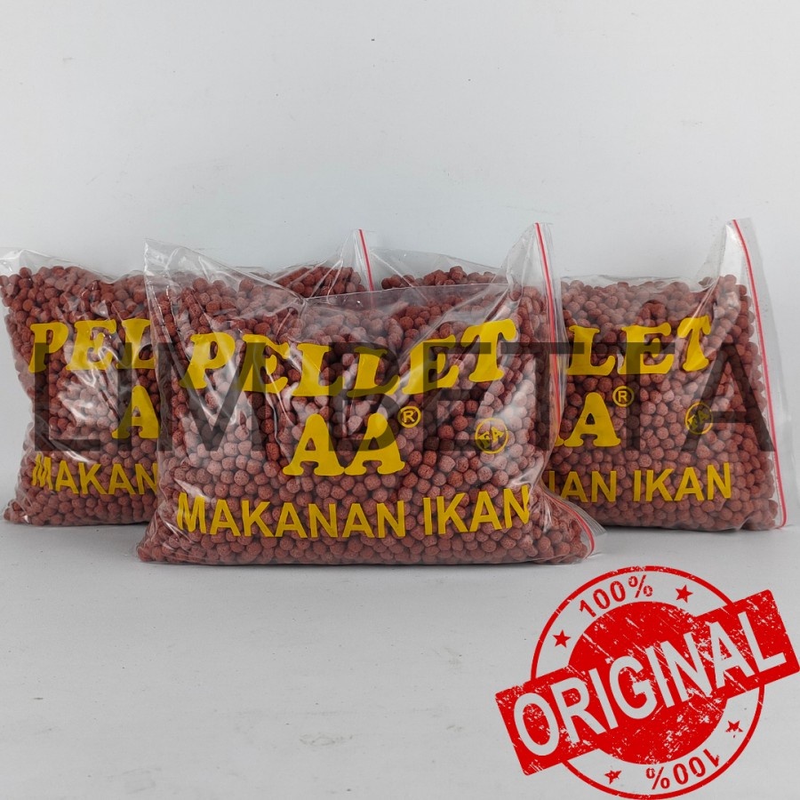 MAKANAN IKAN PELET AA 5MM 600GR / PELET KOKI / MAKANAN KOI