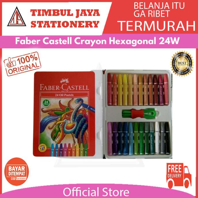 

Crayon Faber Castell Hexagonal 24 Warna