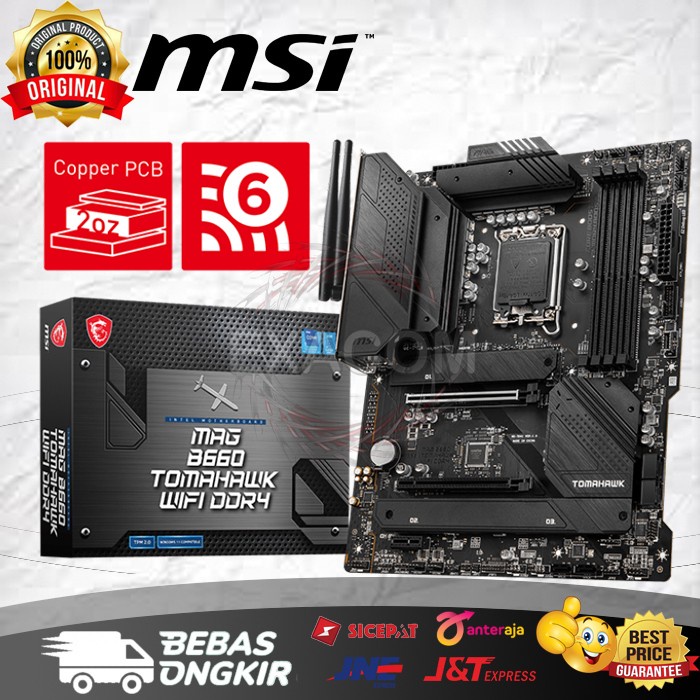 Motherboard MSI B660 Tomahawk Wifi - LGA 1700 , DDR4 , B660