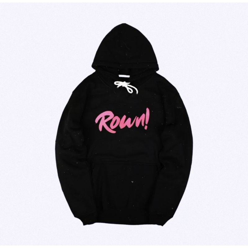 Rowndvsn Hoodie storage pink hitam