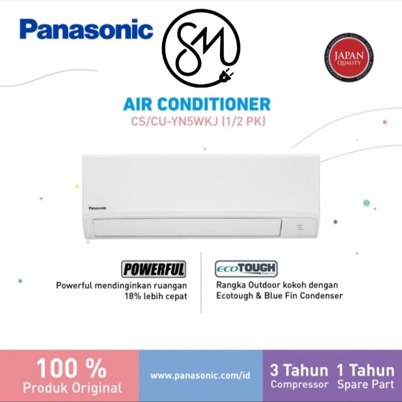 AC Panasonic 1/2 PK CS-YN5WKJ YN5 0,5