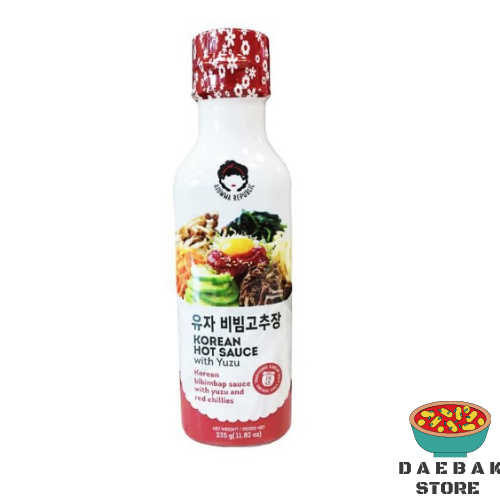

Ajumma Republic Korean Bibimbab Hot Sauce - Bumbu Saus Bibimbab 335gr Made In Korea