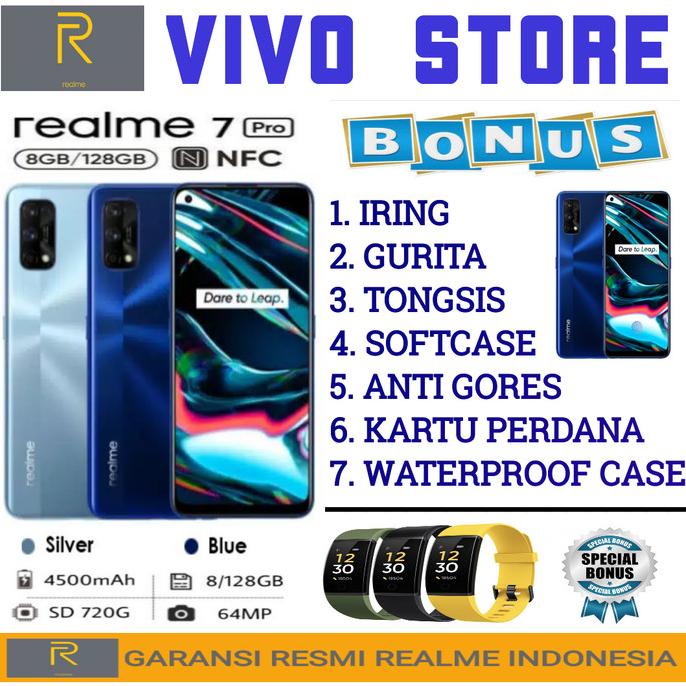 REALME 7 PRO RAM 8/128 GB GARANSI RESMI REALME INDONESIA
