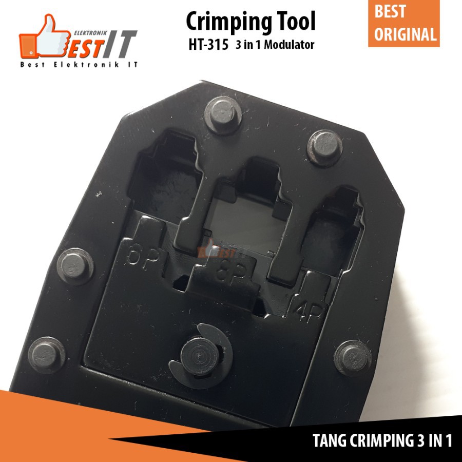 Tang Crimping Hand Tools Crimping 3 in 1 For RJ45 RJ12 RJ11 HT-315