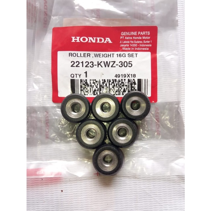 ORIGINAL AHM ROLLER LOLER ROLER SET .22123KWN900 22123KWN640 22123K44V00 22123KWZ305 22123K81N00 221