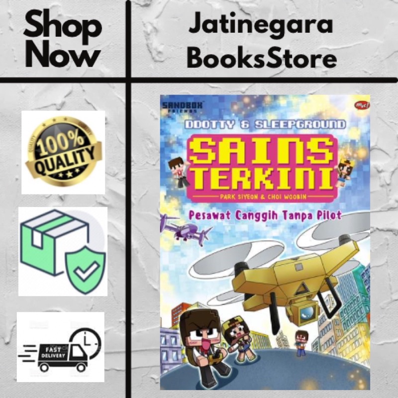 Buku SAINS TERKINI : Ddotty & Sleepground - Pesawat Canggih Tanpa Pilot