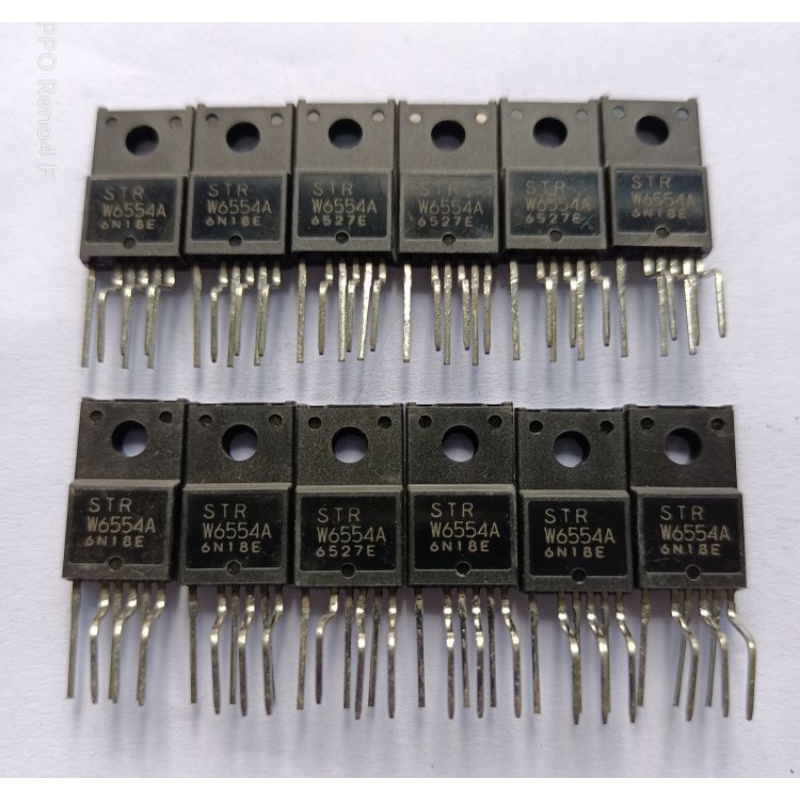 TRANSISTOR MOSFET STRW6554A, IC REGULATOR TV, ORIGINAL,SESUAI GAMBAR ( KUALITAS BAGUS)
