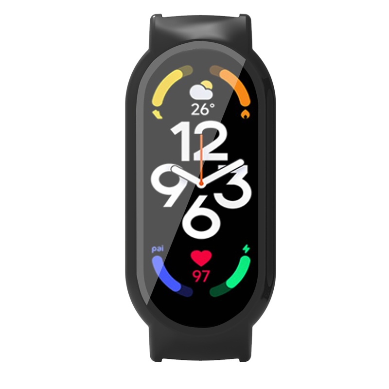 Btsg for Mi Band7 Pelindung Layar Scratch-resist Onepiece Film Bumper Untuk Shell