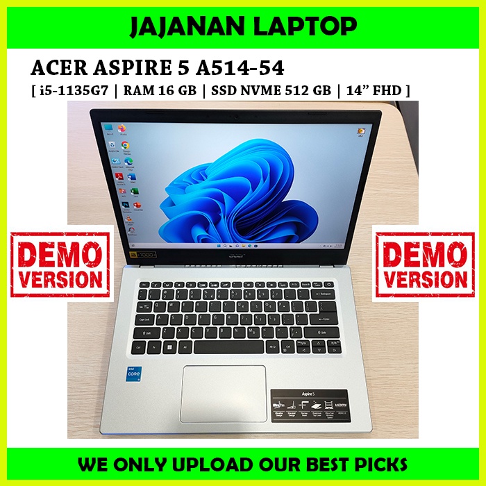 Acer Aspire 5 A514-54 / i5-1135G7 / 16GB /512GB / ASPIRE 5 514-54 514 / Aspire A514-54 / Aspire 5 51