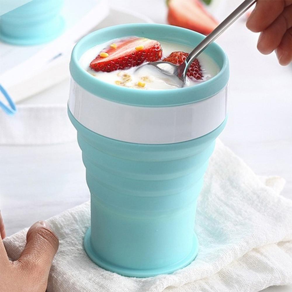 Suyo100 /200/350ml Collapsible Silicone Cup Camping Telescopic Travel Supplies Mug Minum Lipat