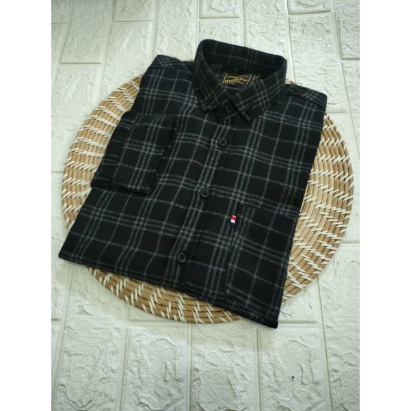 KEMEJA FLANEL DISTRO SURFING LENGAN PANJANG PRIA MOTIF KOTAK CUPEL ECER &amp; GROSIR