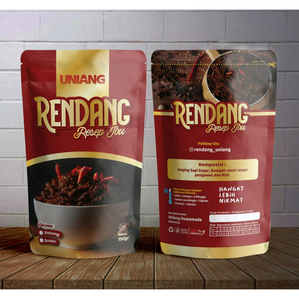 

Rendang Suwir Daging Sapi 150Gr