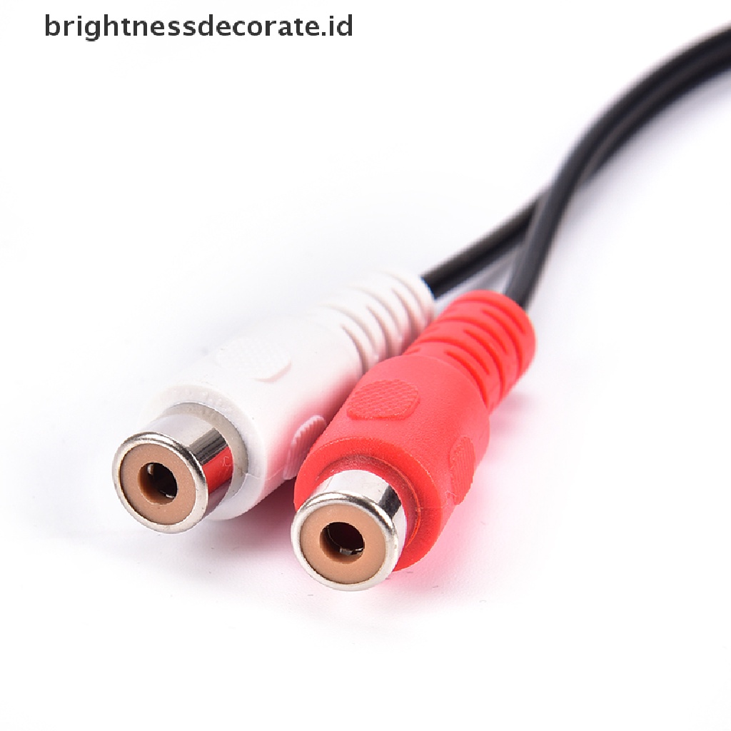 [birth] MIDI DIN 5P Male to 2 RCA Phono Female Socket Jack MF Audio Cable 0.5M [ID]