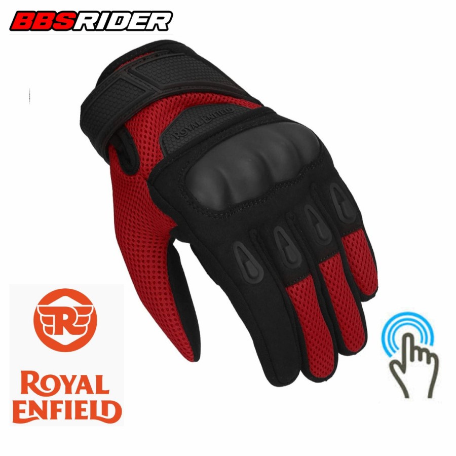 Sarung tangan Royal Enfield Rambler V2 Red