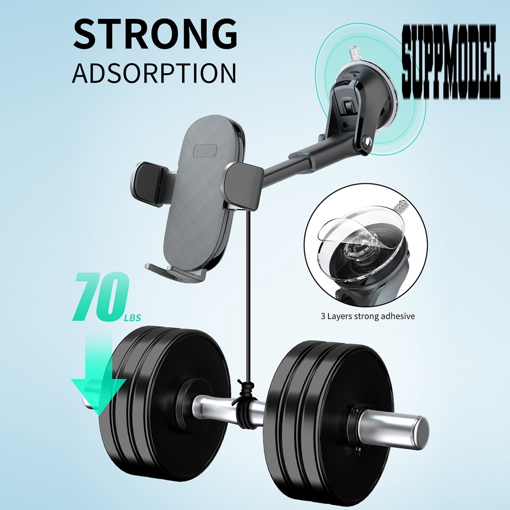 Holder Handphone Universal Bahan ABS Tahan Lama Untuk Mobil
