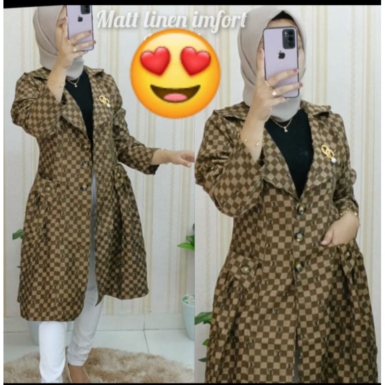 BLAZER WANITA LONG CARDI GUCCI IMPORT