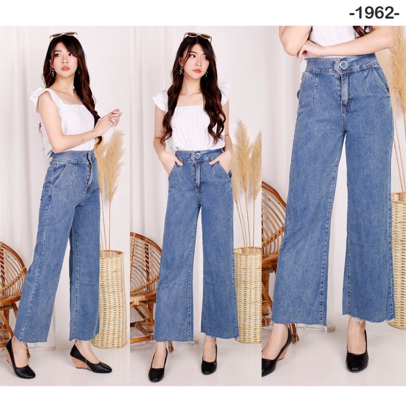 VIERLIN - Jeans 1962 - HIGHWAIST CULLOTE JEANS WANITA