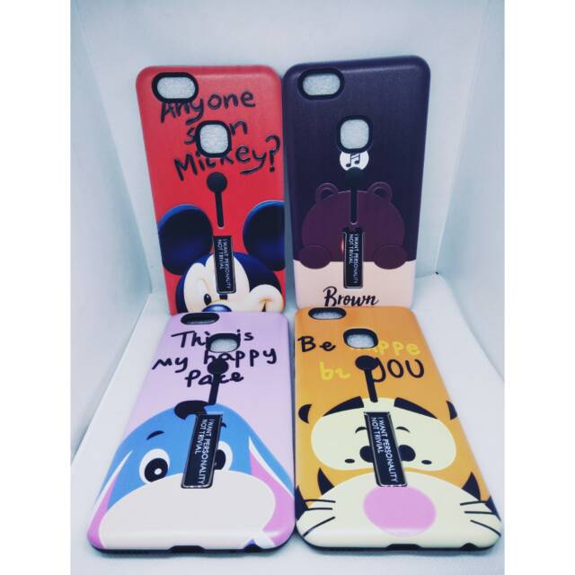 Hardcase Disney Tebal Plus Grip MI A2/MIA2 LITE/POCOPHONE F1/V7/V7 PLUS/V11 PRO/Y71/Y83/ Redmi 5a/IPHONE 7