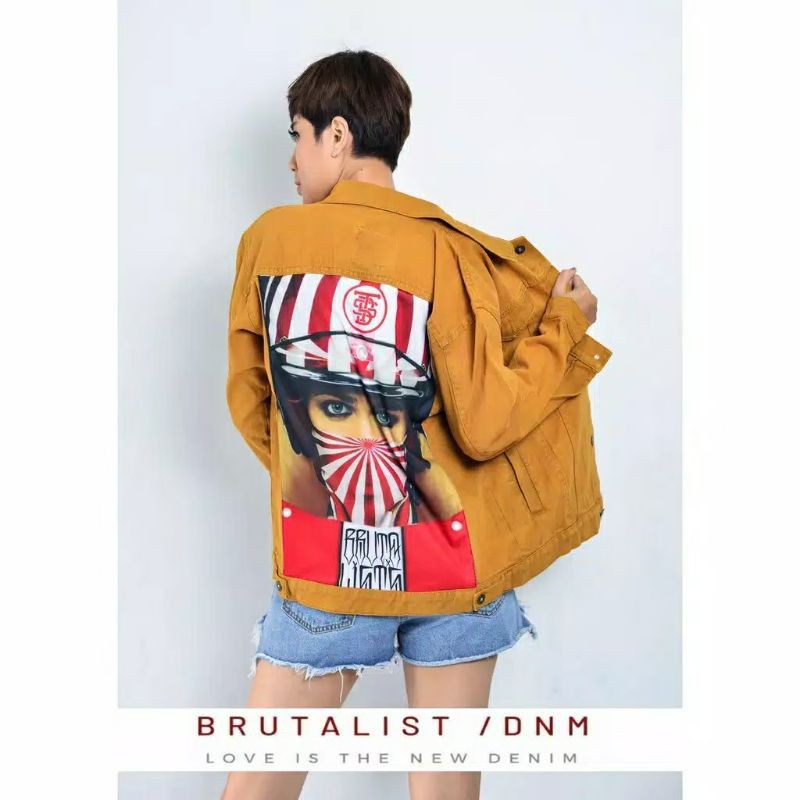 Jaket jeans Brutalist denim | Jaket jeans distro
