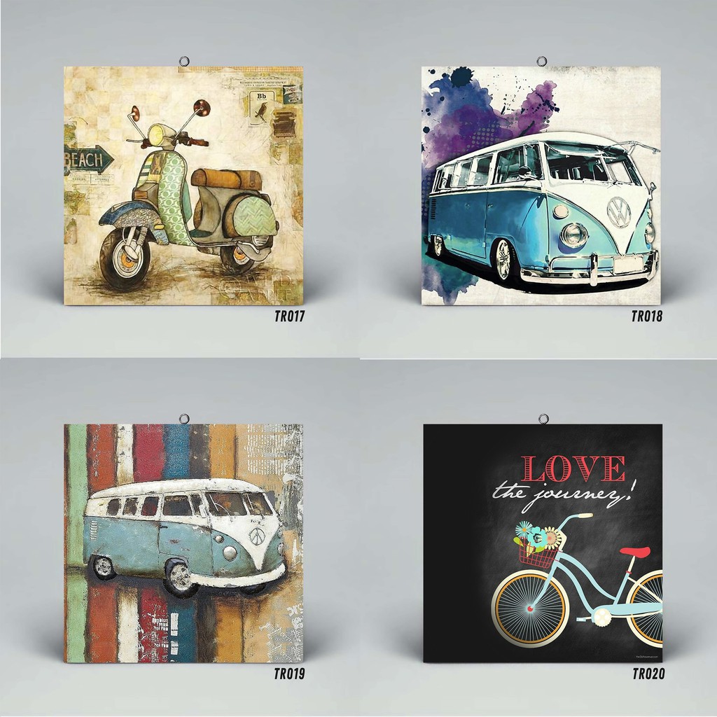 Walldecor / Hiasan Dinding - Transportasi Vintage Unik ...