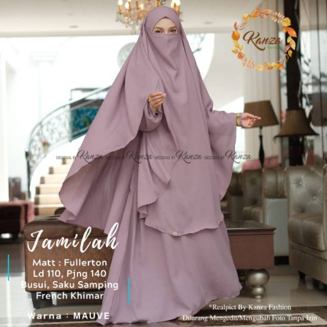 Jamilah French Set Syari Premium Ori Kanza
