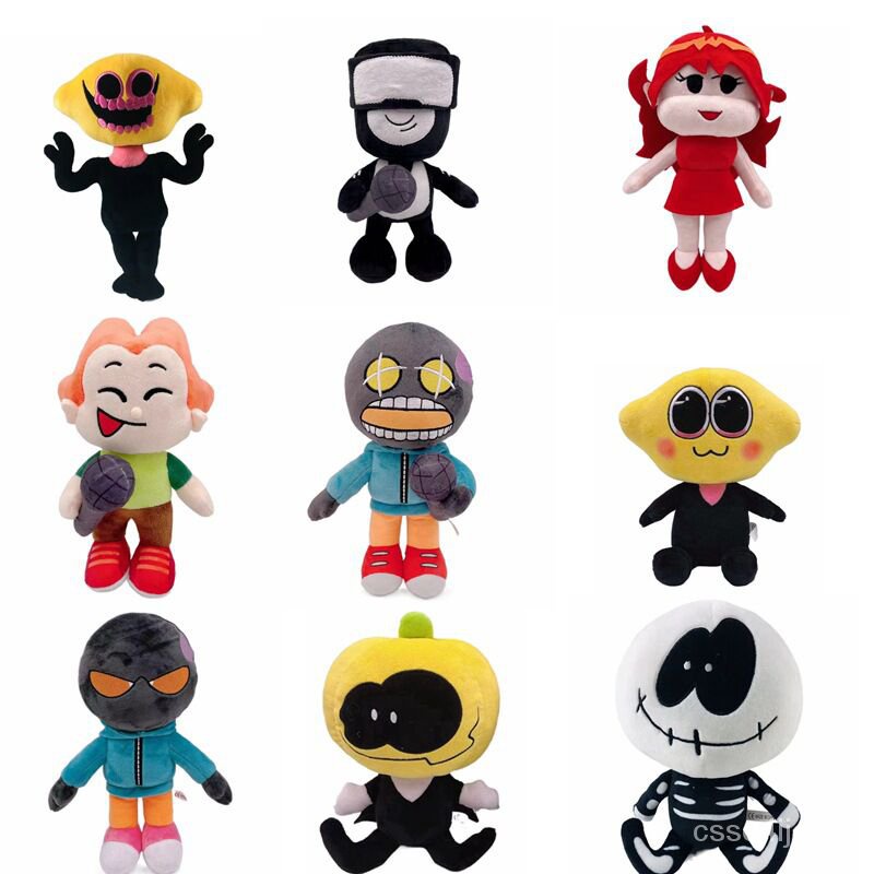 Friday Night Funkin Plush Toys Hot Game Spooky Month Skid and Pump Soft Stuffed Dolls Children Gift