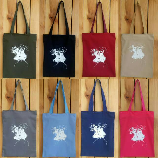 TOTEBAG WANITA GALAXY (BISA COD) ADA RESLETING bahan drill halus