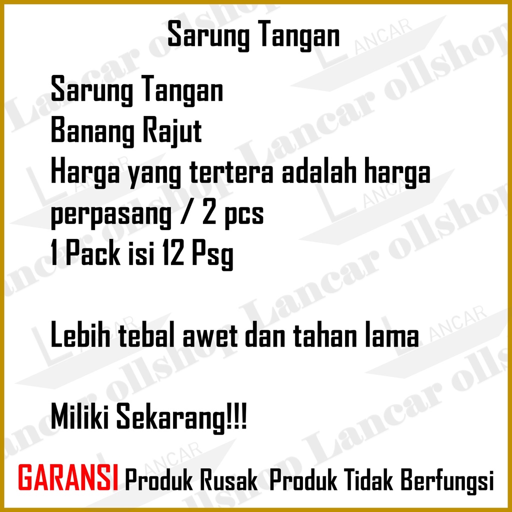 Sarung Tangan Safety / Sarung Tangan Kain Katun Abu Abu Benang Rajut Super