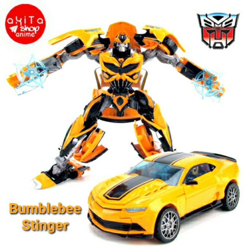 TRANSFORMER DEFORMATION ROBOT 2 IN 1 OPTIMUS PROME BUMBLEBEE TANK GRIMLOCK BESAR