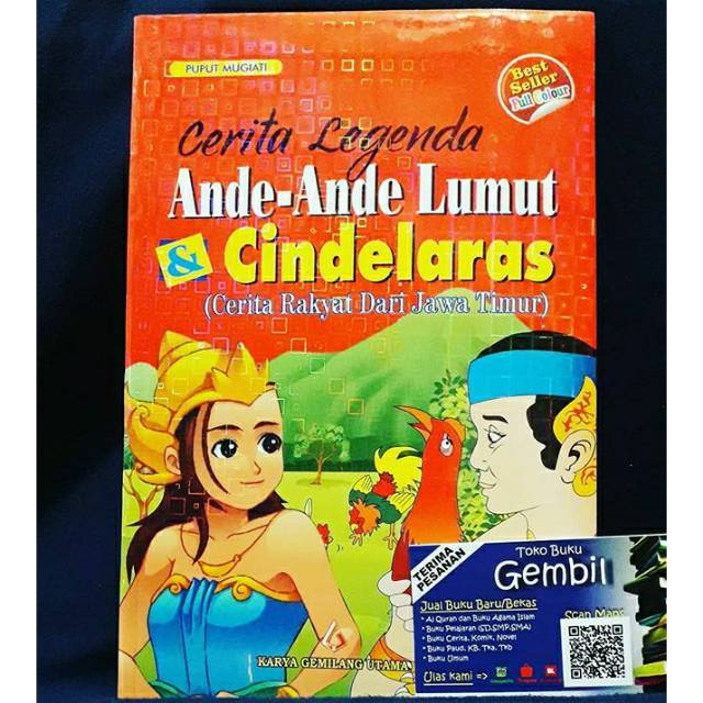 Cerita Legenda Ande Ande Lumut Cindelaras Shopee Indonesia