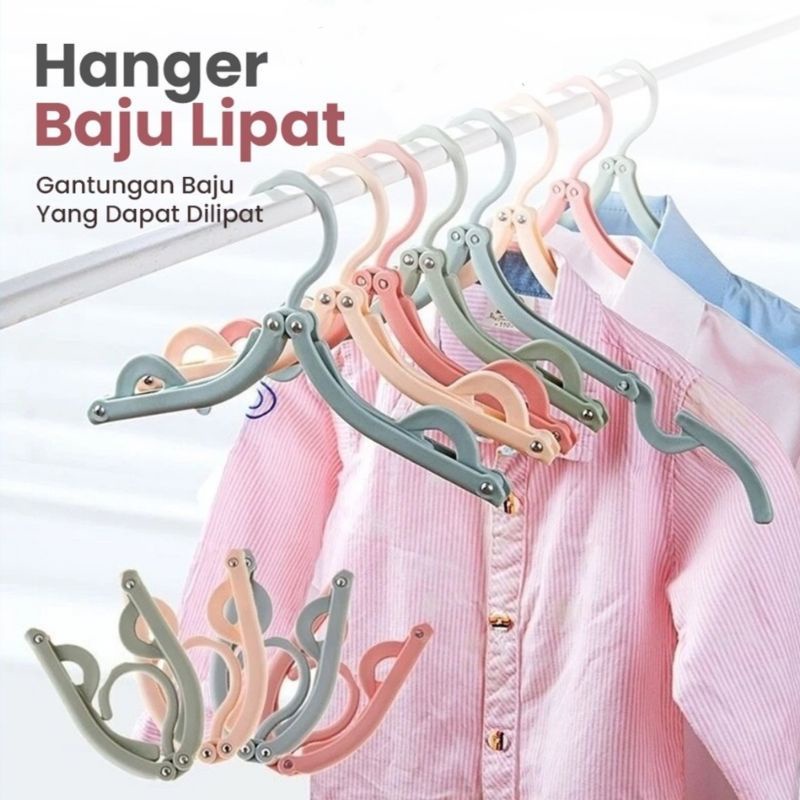 Gantungan Baju Lipat / Magic Hanger / Hanger Lipat